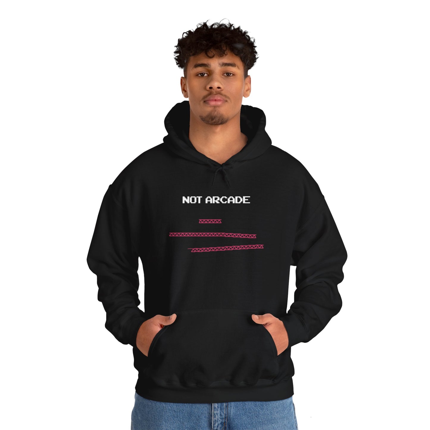 NOT ARCADE. (educational hoodie of power)