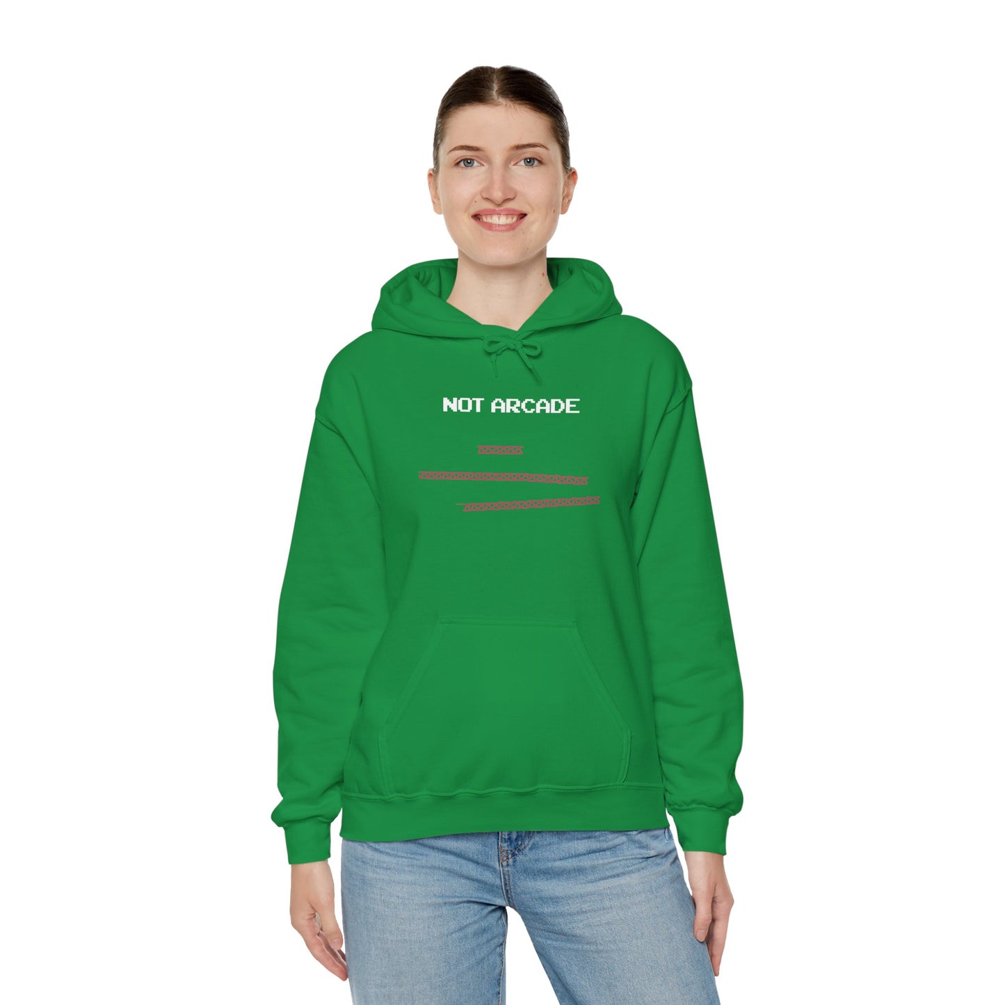 NOT ARCADE. (educational hoodie of power)