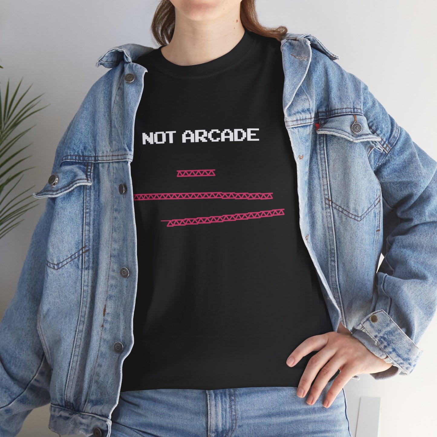 NOT ARCADE. (educational t-shirt)
