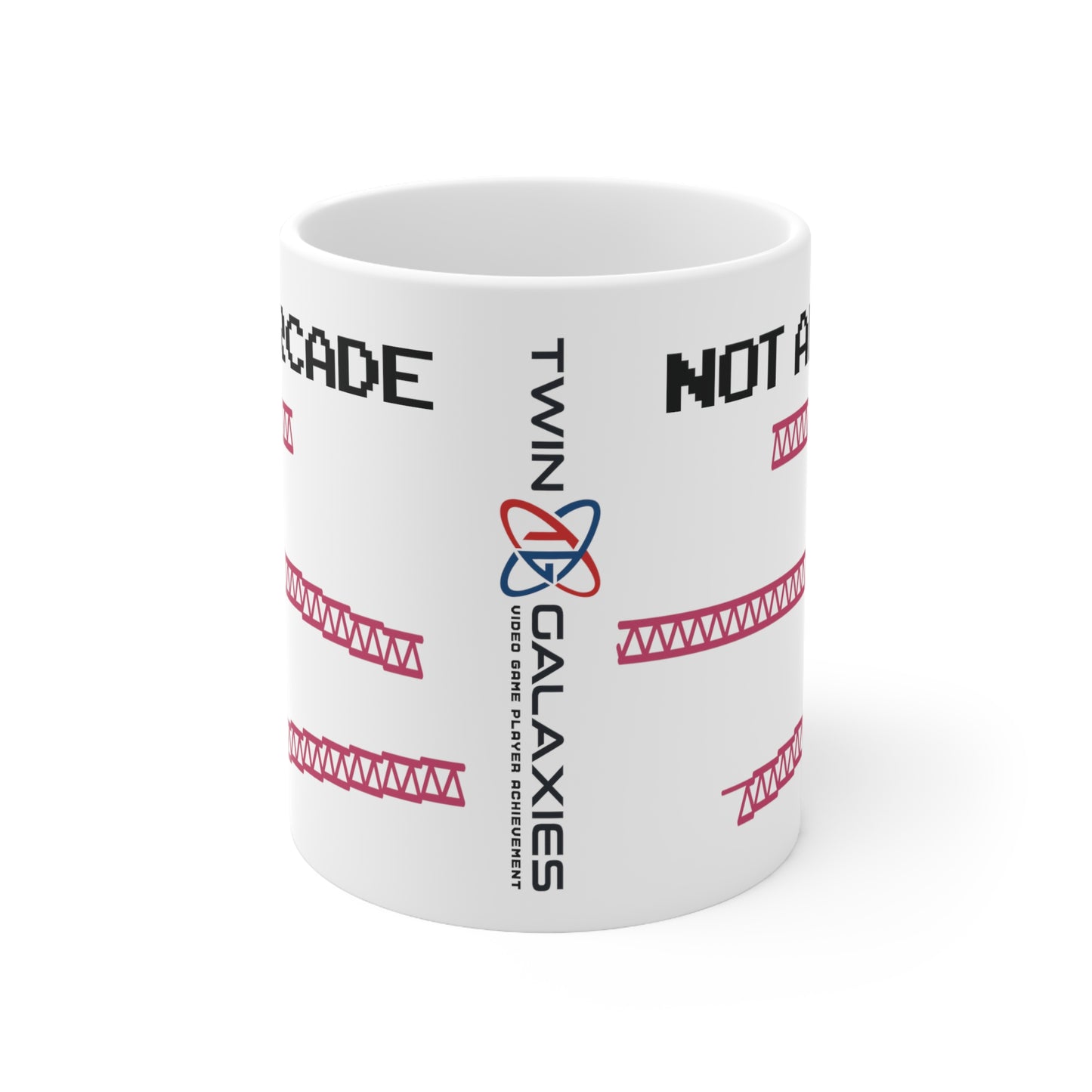 NOT ARCADE - Ceramic Mug 11oz - WHITE
