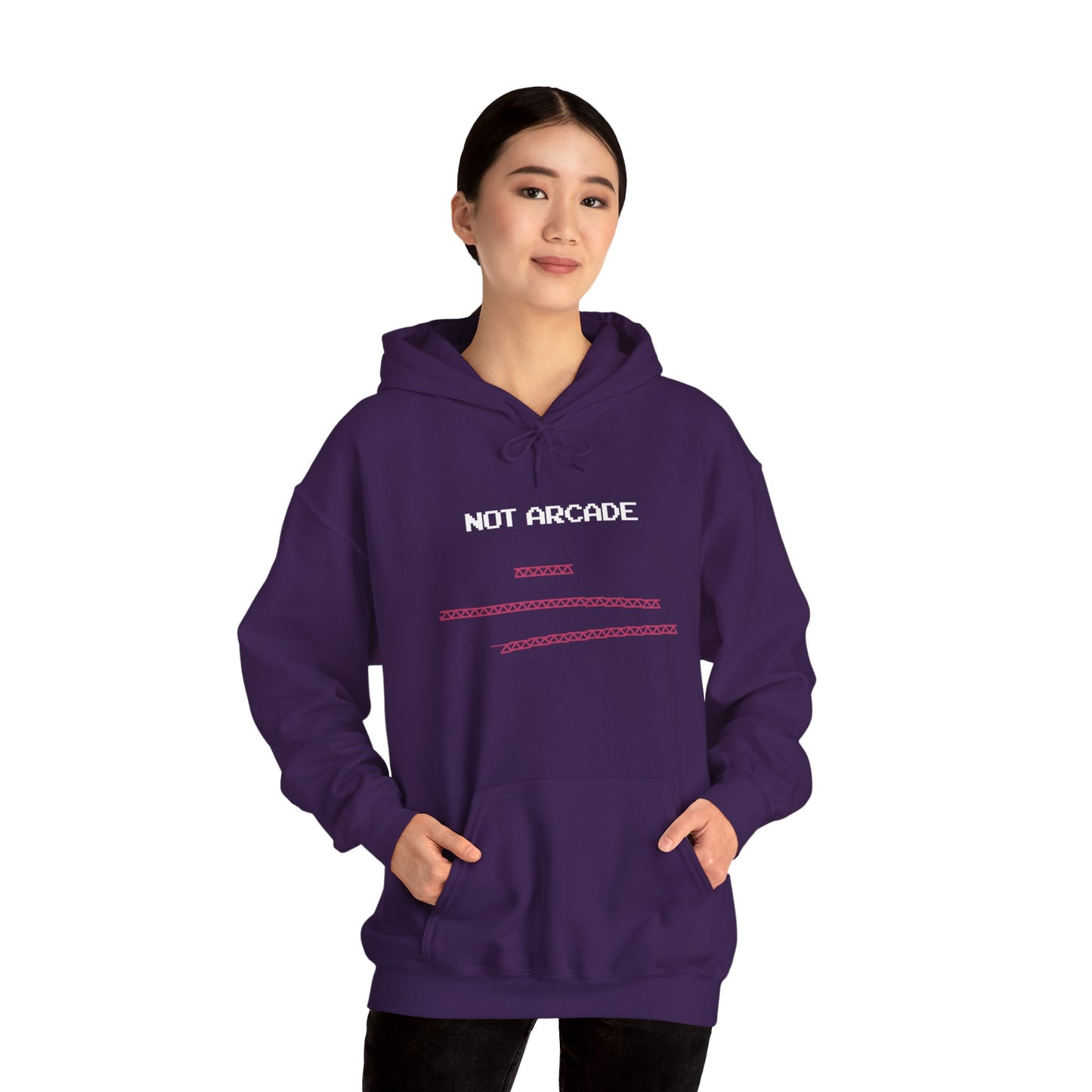 NOT ARCADE. (educational hoodie of power)