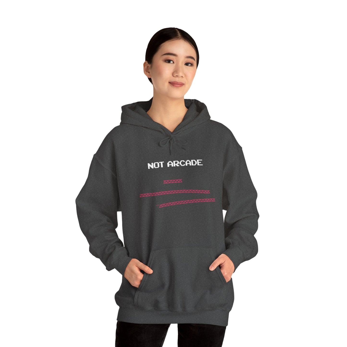 NOT ARCADE. (educational hoodie of power)
