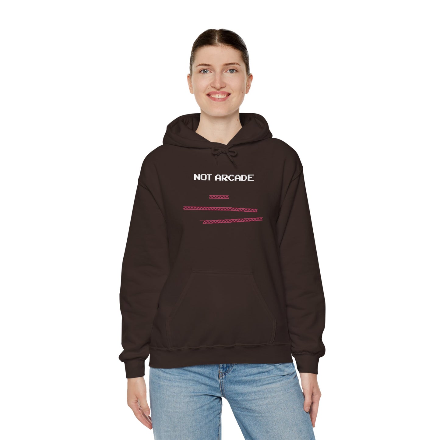 NOT ARCADE. (educational hoodie of power)