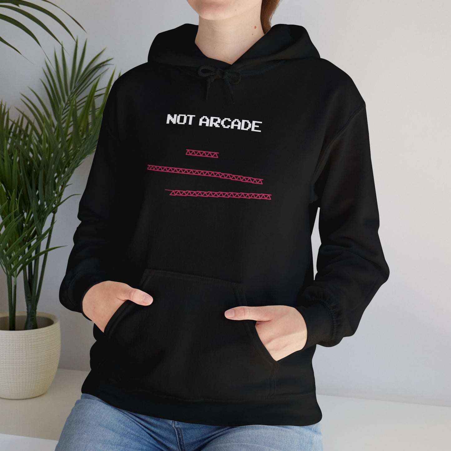 NOT ARCADE. (educational hoodie of power)