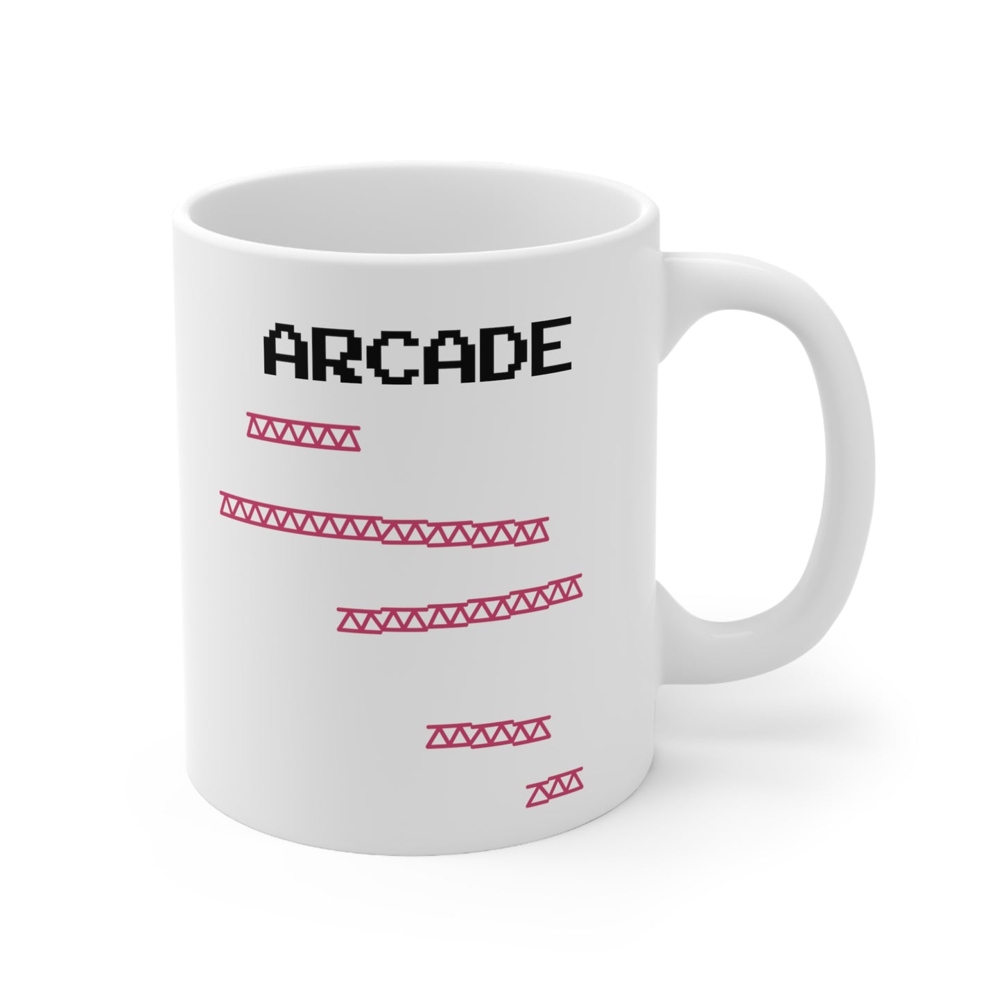 ARCADE - Ceramic Mug 11oz - WHITE