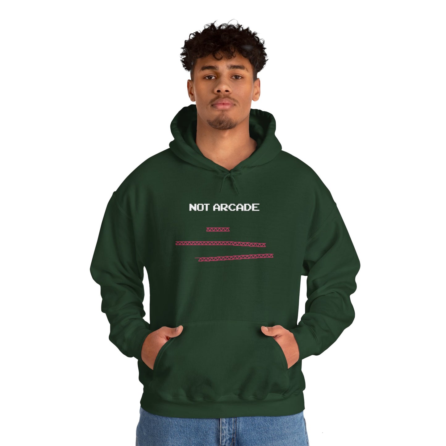 NOT ARCADE. (educational hoodie of power)