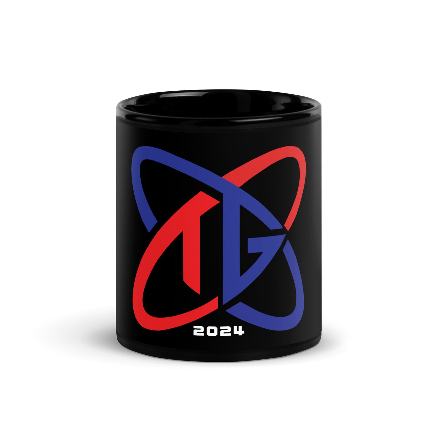 TG LOGO Black Glossy Mug