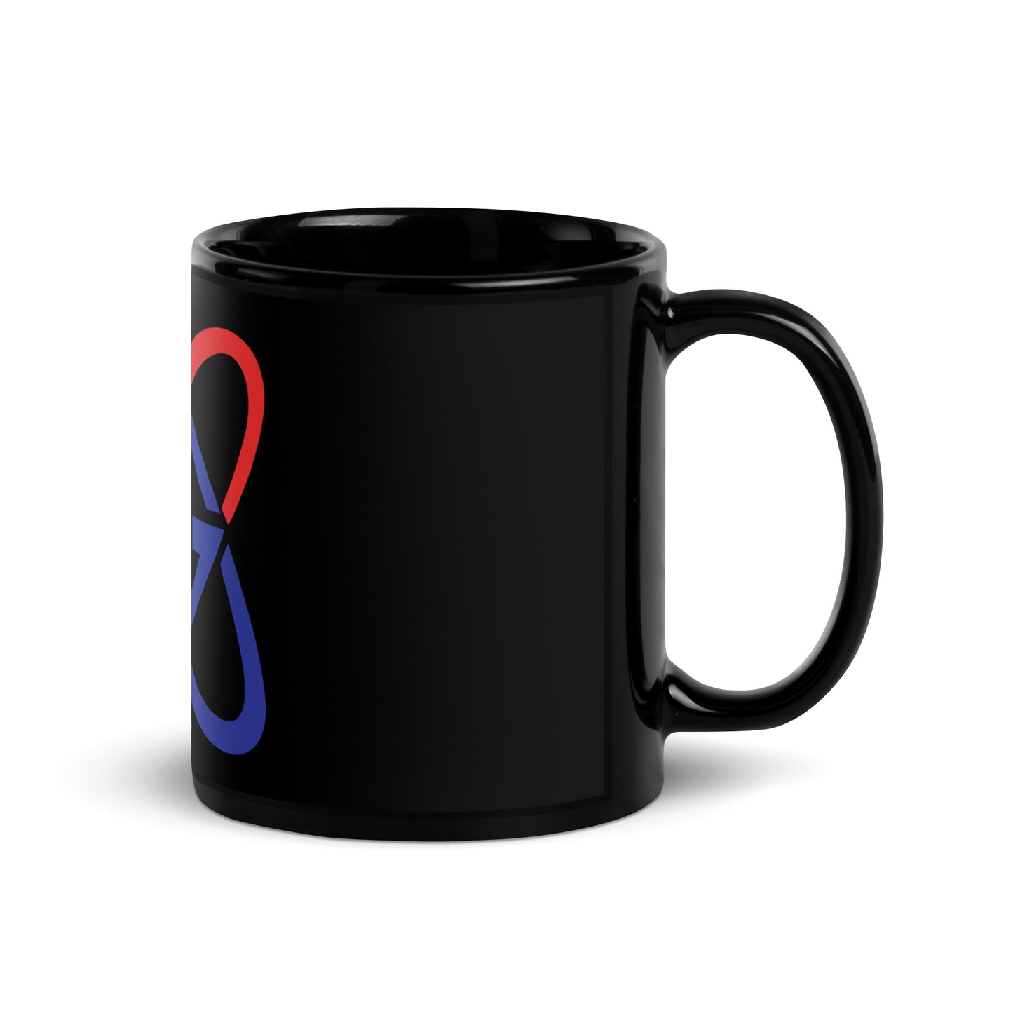 TG LOGO Black Glossy Mug
