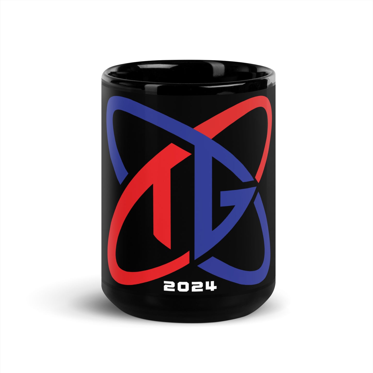 TG LOGO Black Glossy Mug