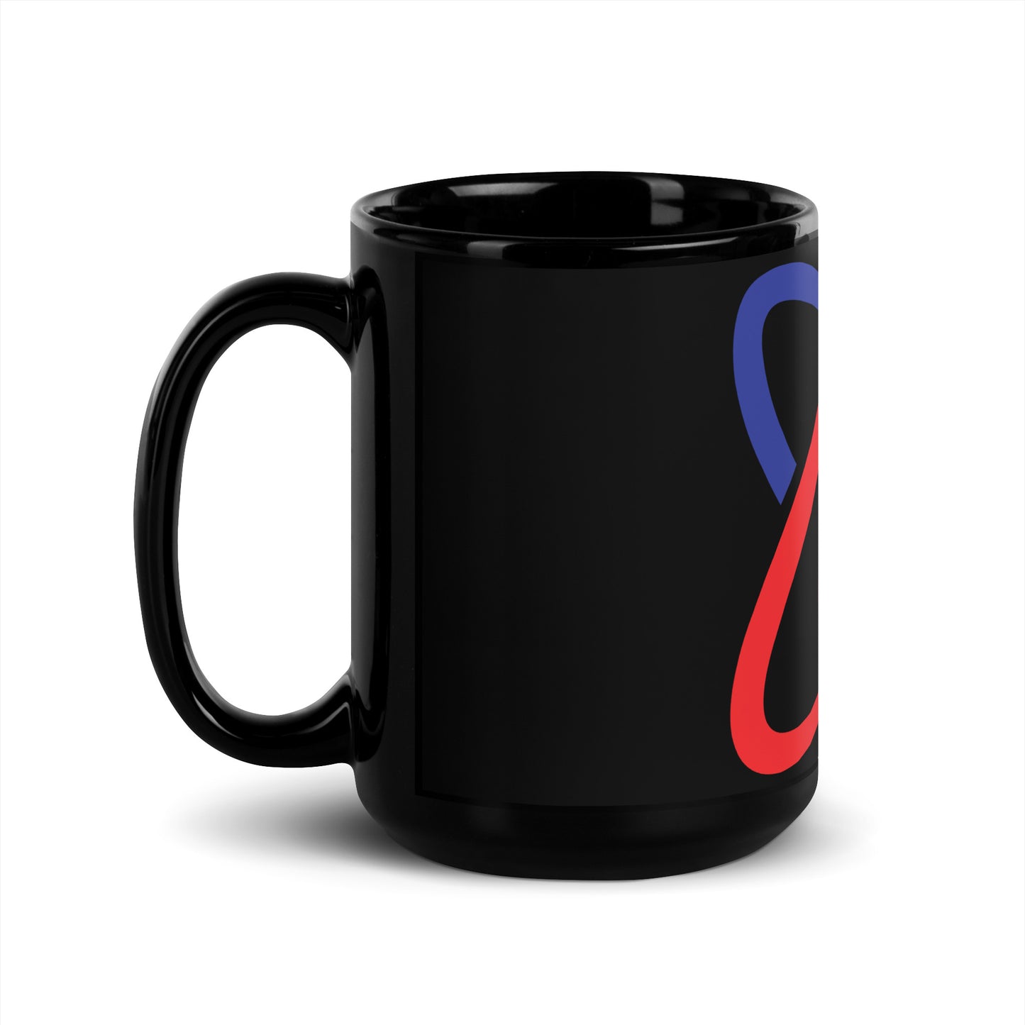 TG LOGO Black Glossy Mug