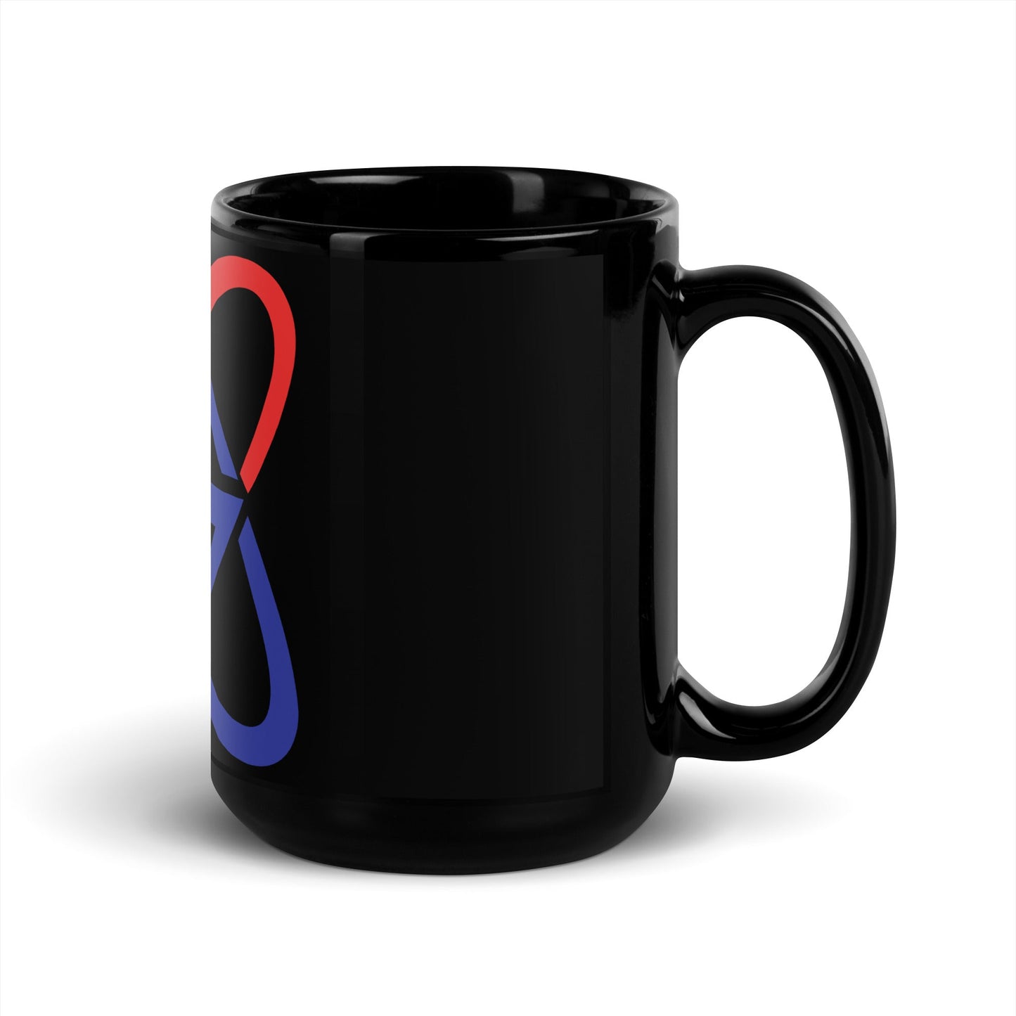 TG Logo Black Glossy Mug