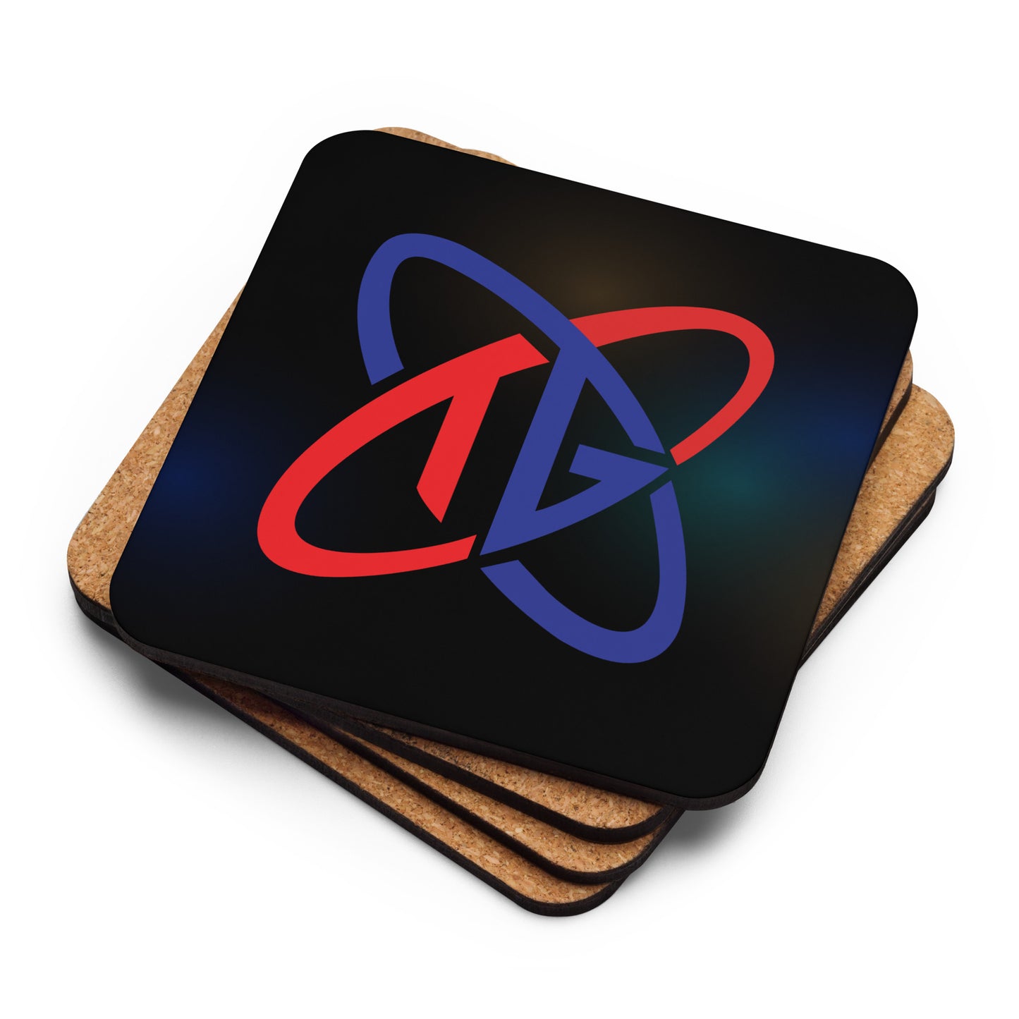 TG Cork-back coaster - DARK