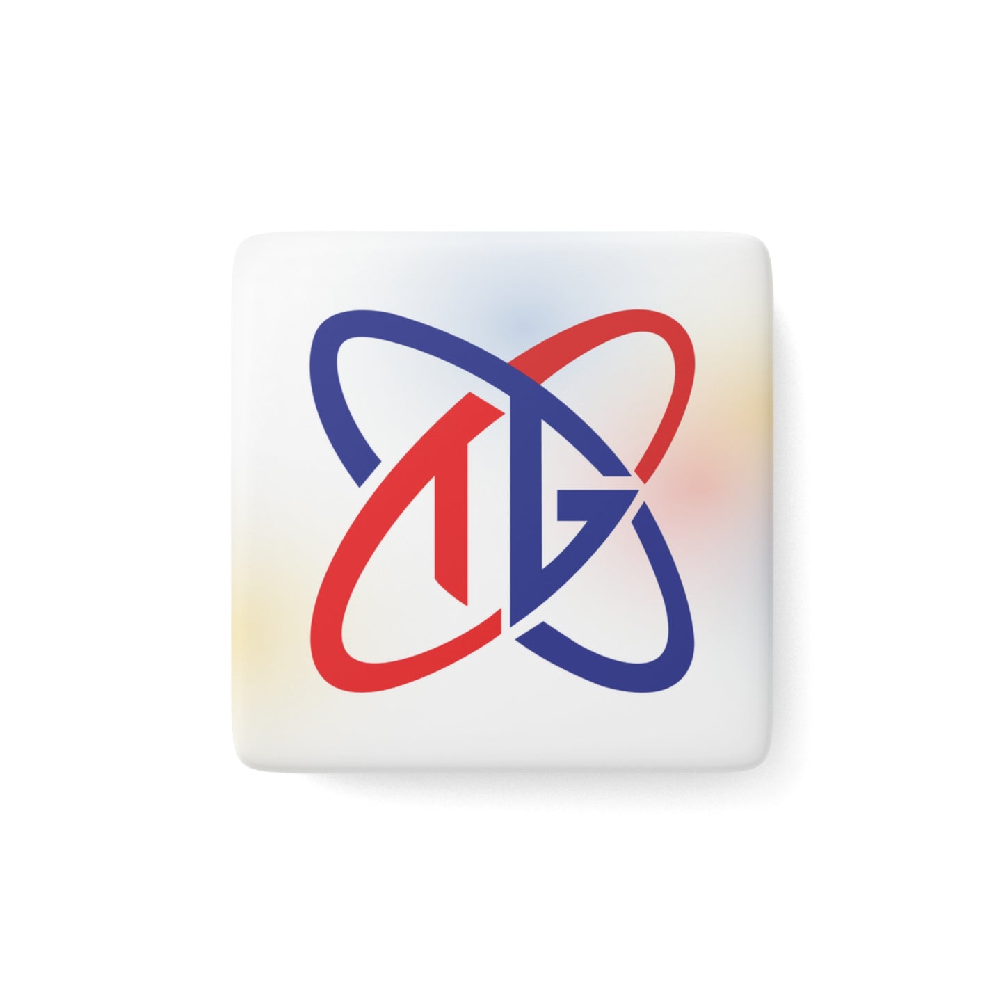 TG Porcelain Magnet, Square - BRIGHT