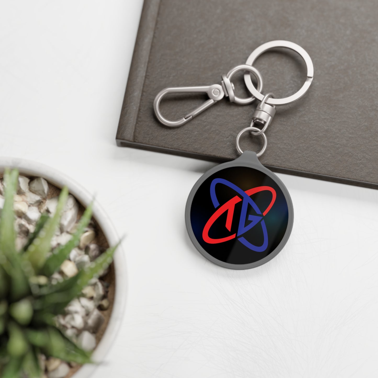 TG Keyring Tag - DARK