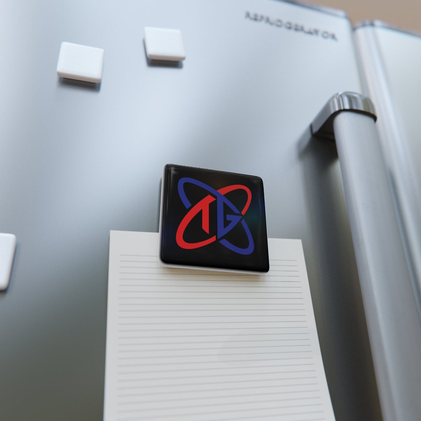 TG Porcelain Magnet, Square - DARK