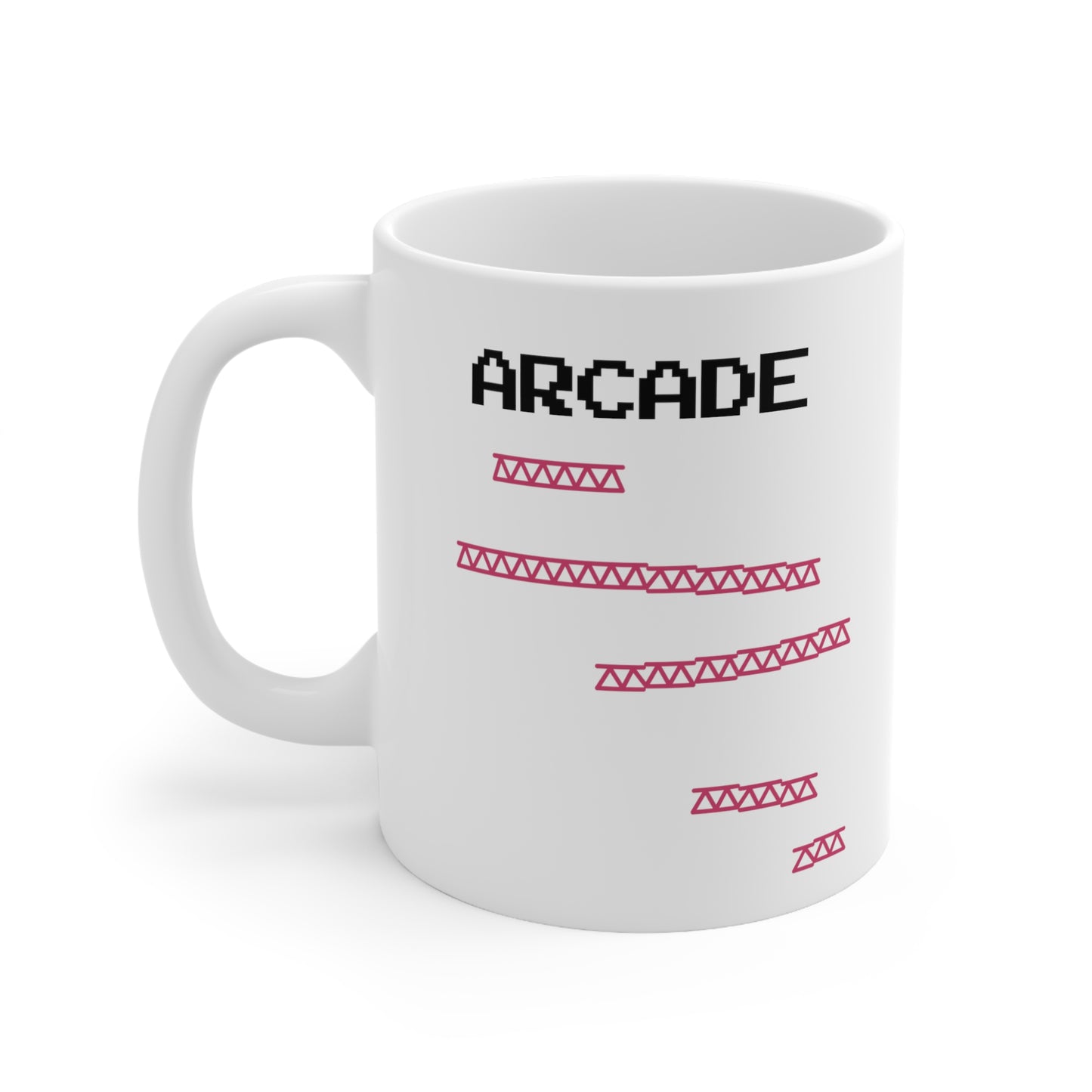 ARCADE - Ceramic Mug 11oz - WHITE