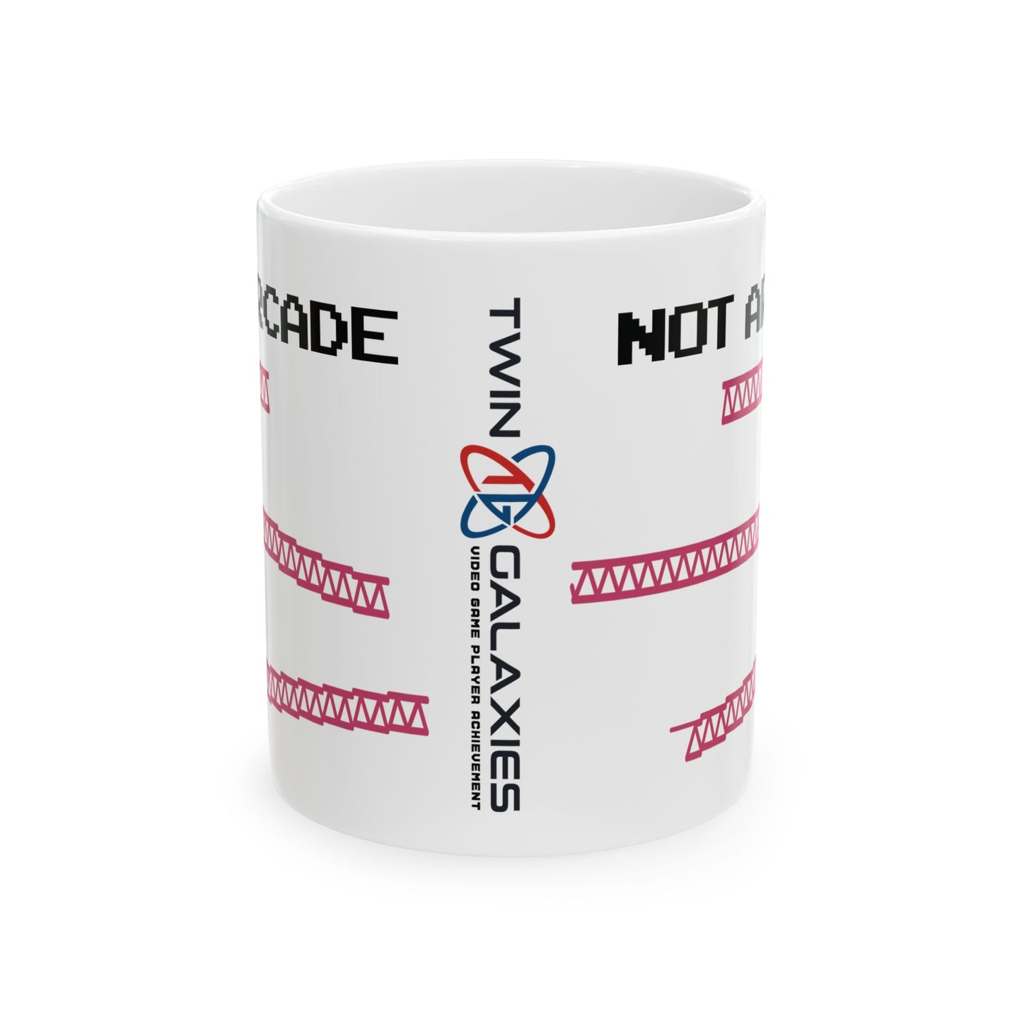 NOT ARCADE - Ceramic Mug 11oz - WHITE