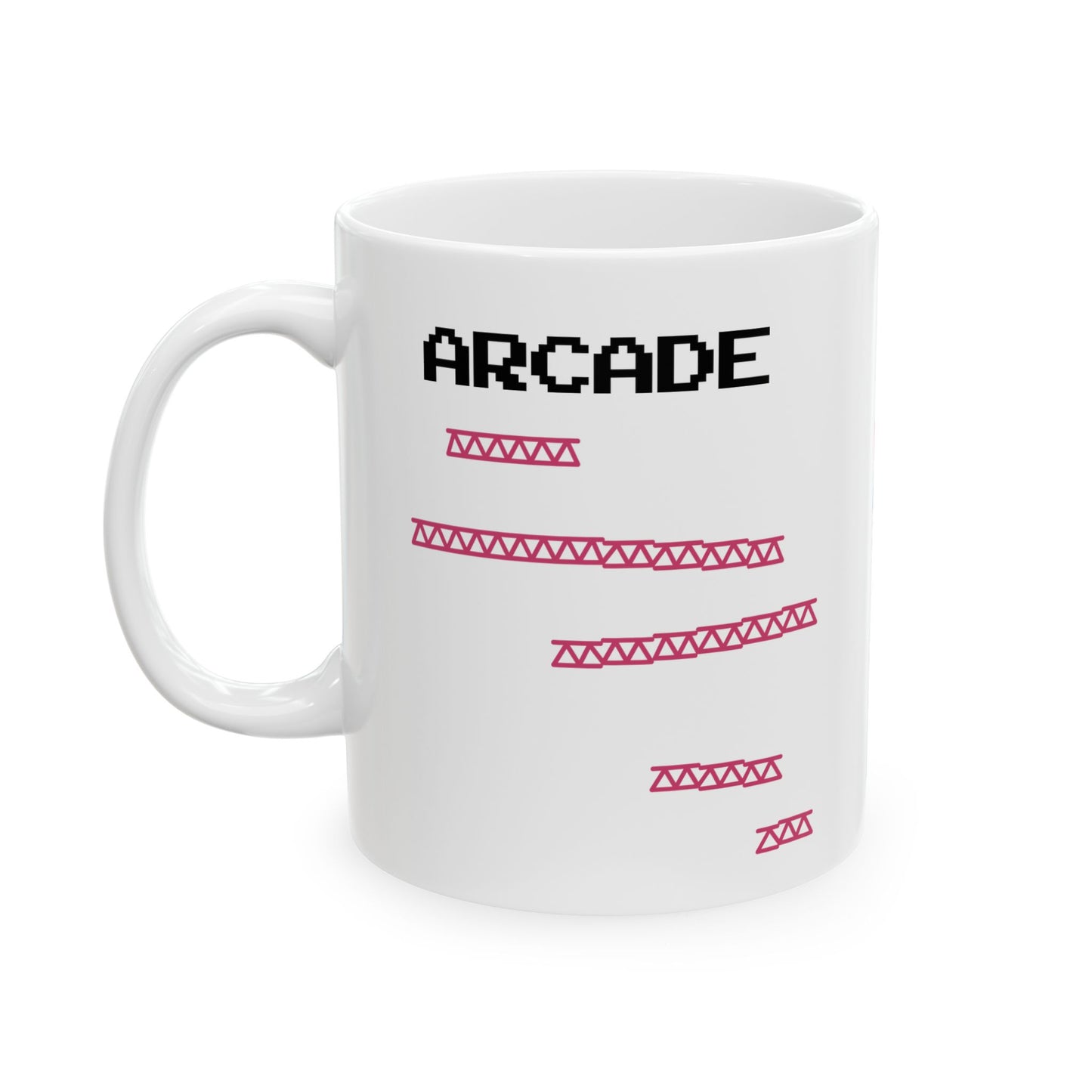 ARCADE - Ceramic Mug 11oz - WHITE