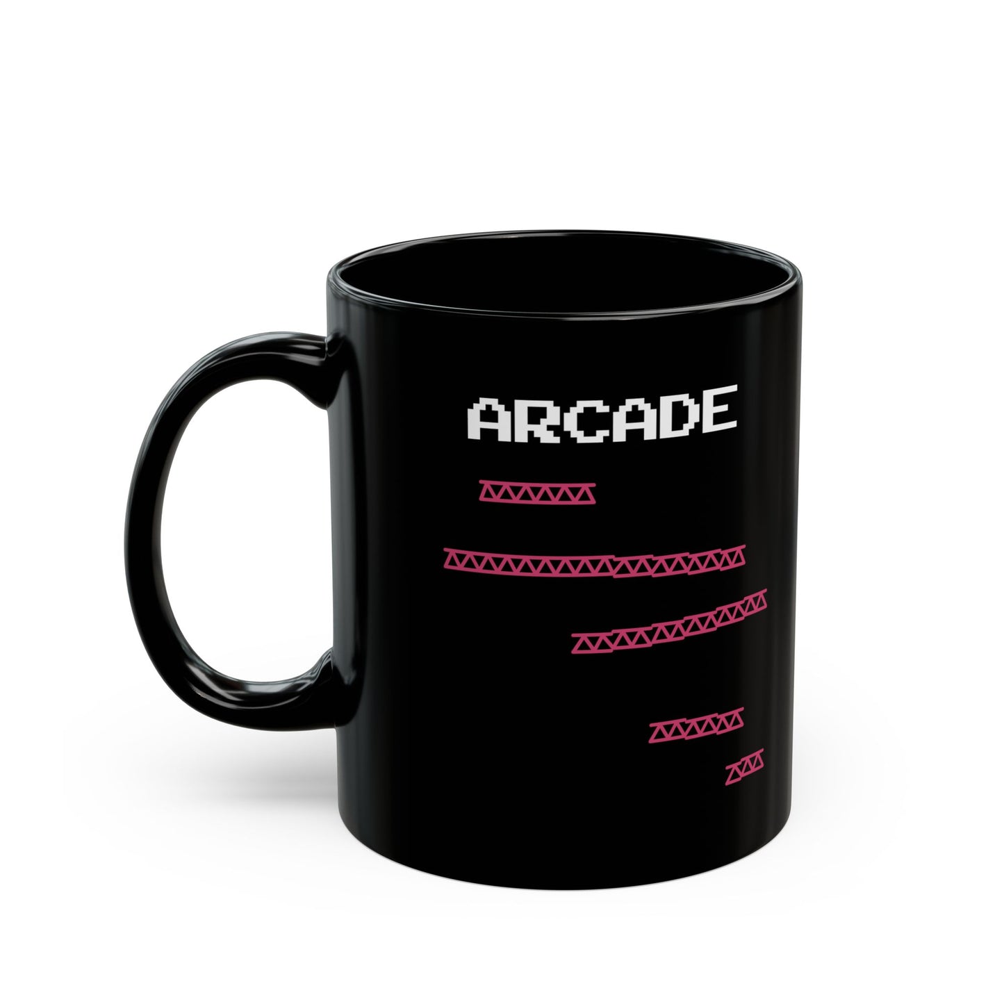 ARCADE - Ceramic Mug 11oz - BLACK