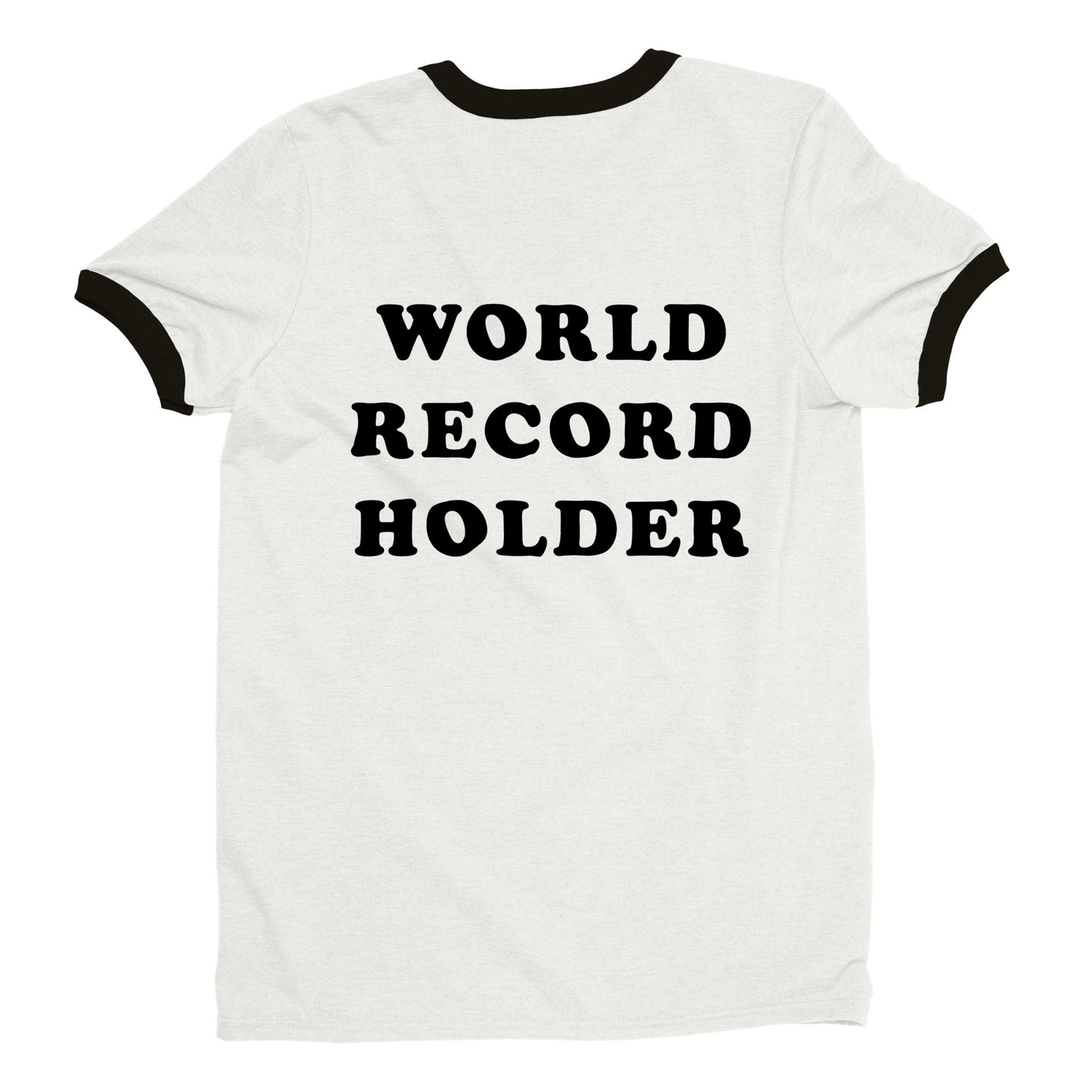 WORLD RECORD HOLDER 1982 CLASSIC EDITION RINGER T-SHIRT