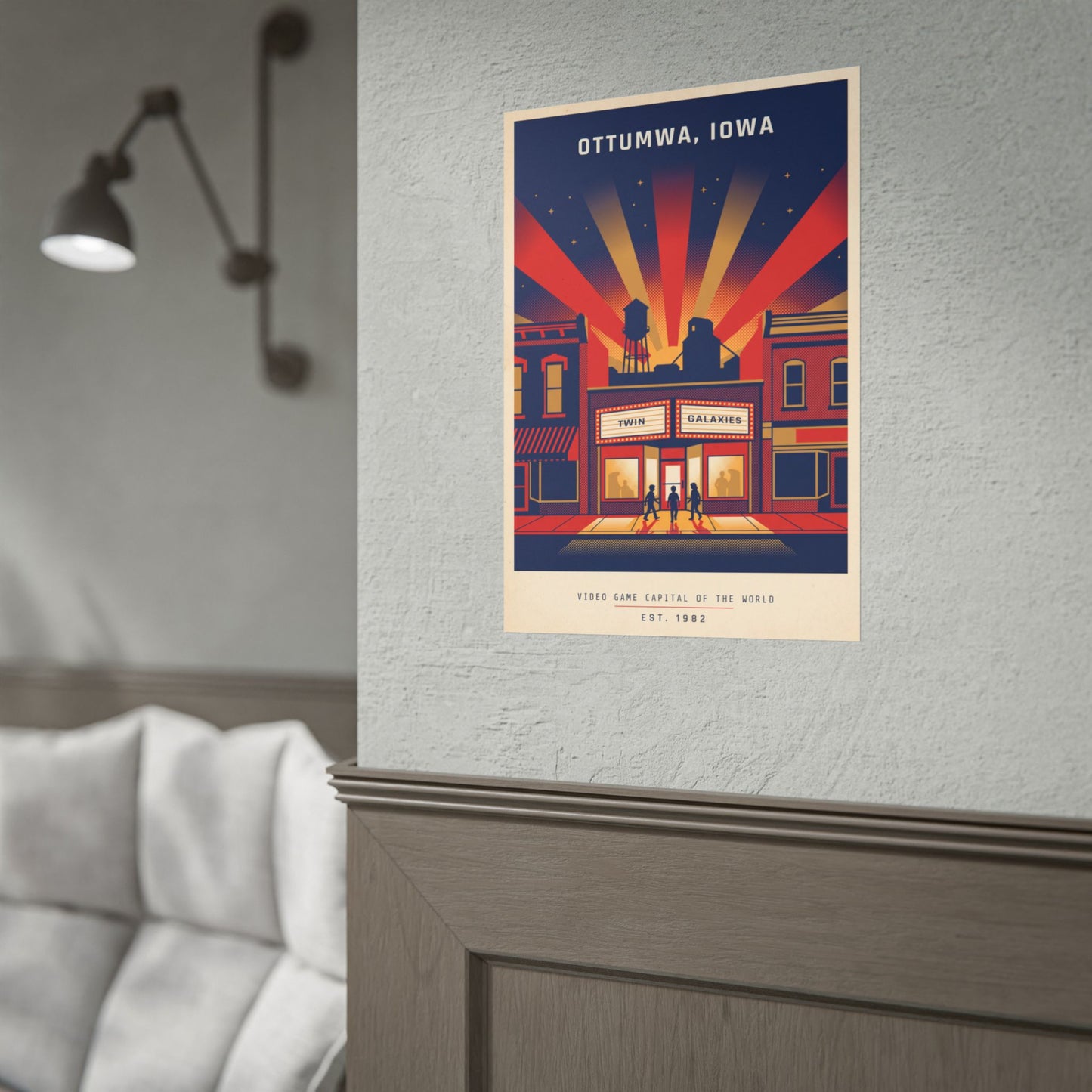 Ottumwa, Iowa: Video Game Capital of the World Poster