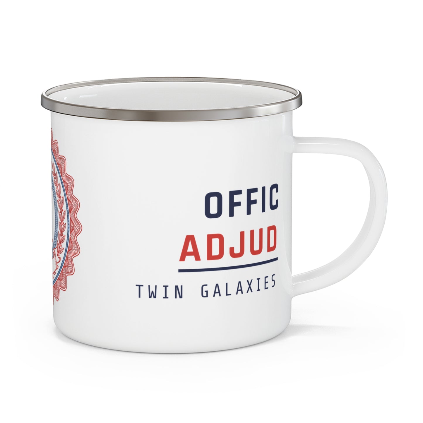 Officially Adjudicated Enamel Camp Mug
