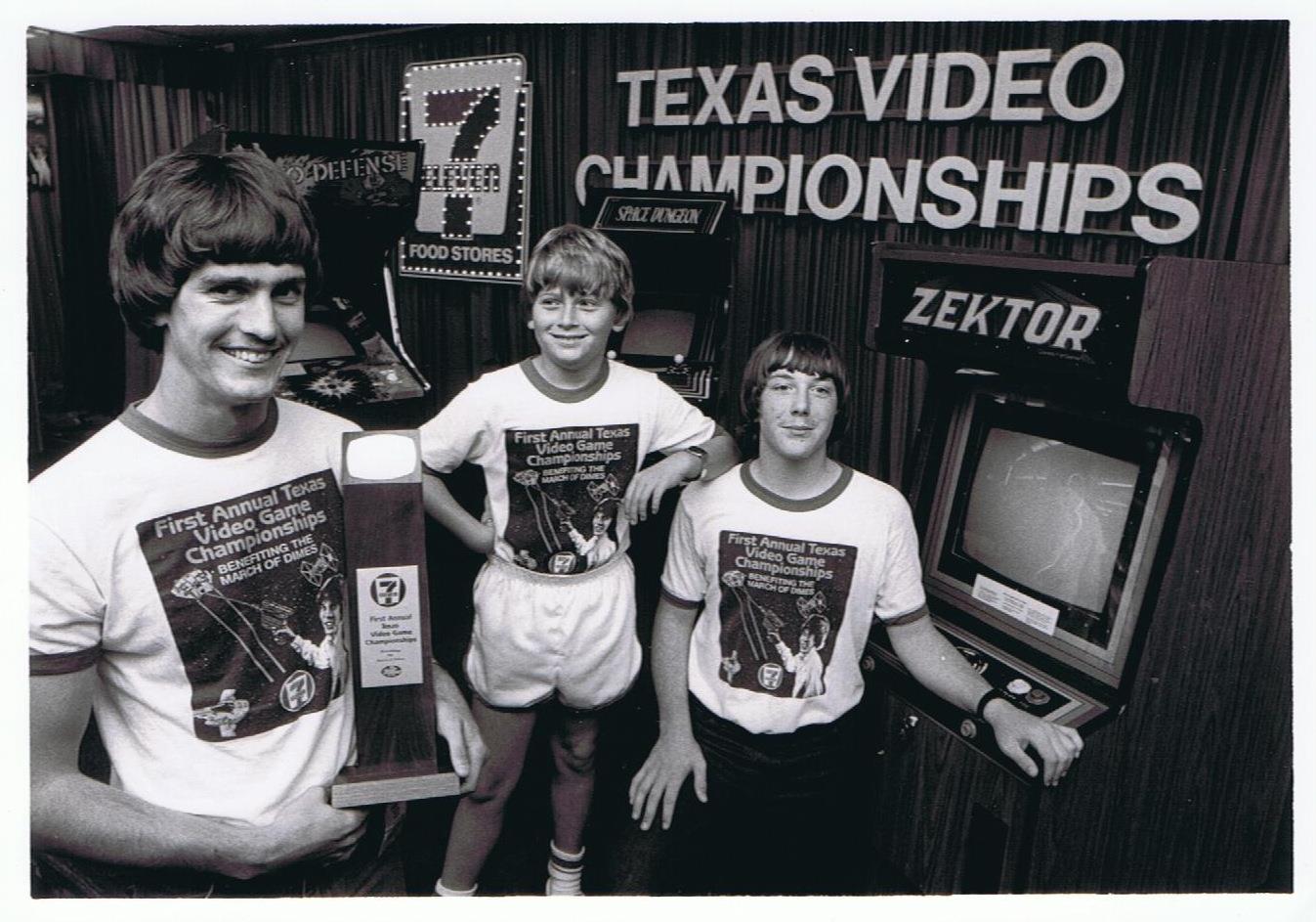 The First Annual Texas Video Game T-Shirt VINTAGE Replica!