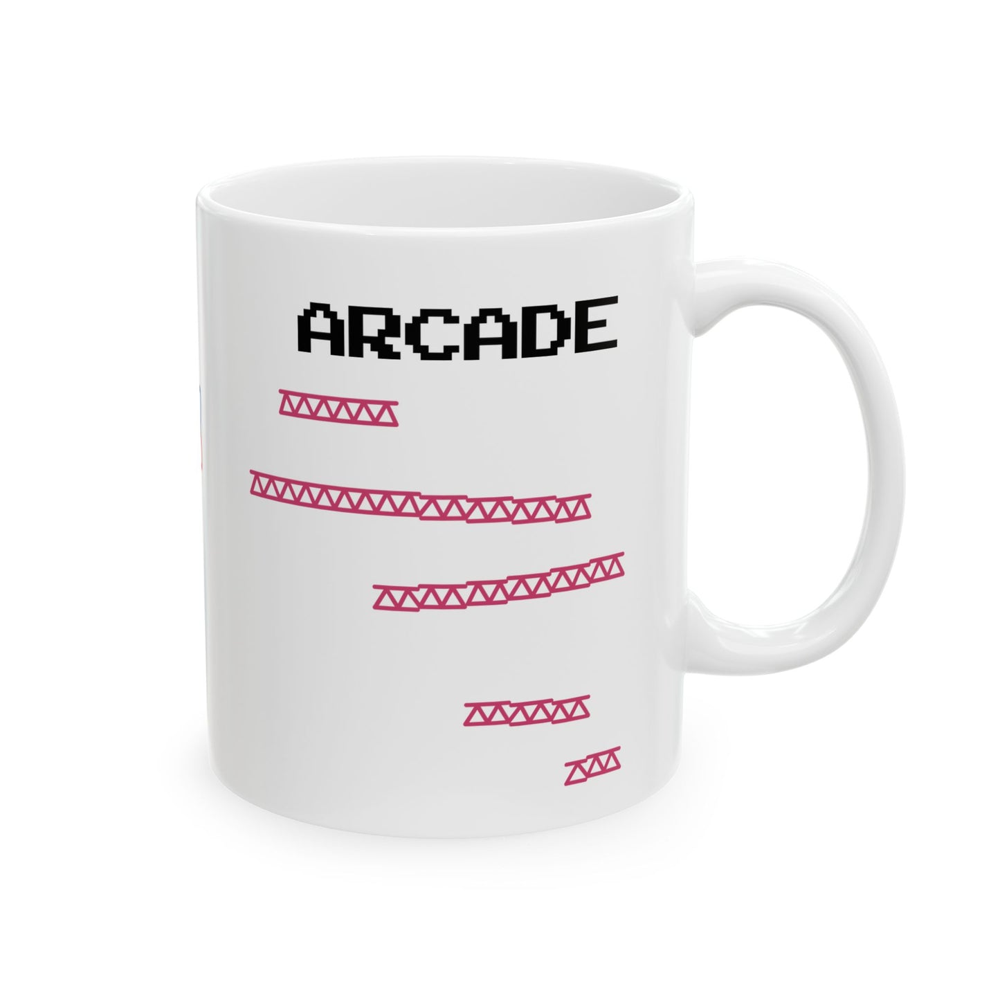 ARCADE - Ceramic Mug 11oz - WHITE