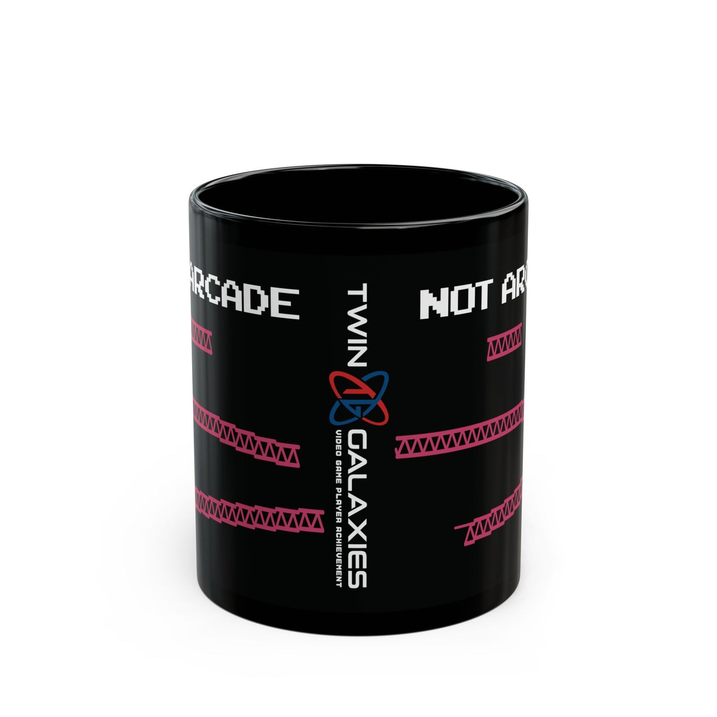 NOT ARCADE - Ceramic Mug 11oz - BLACK