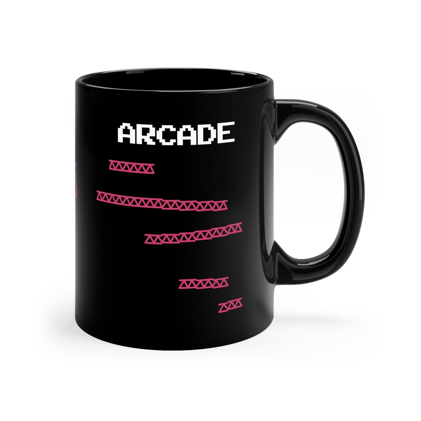 ARCADE - Ceramic Mug 11oz - BLACK