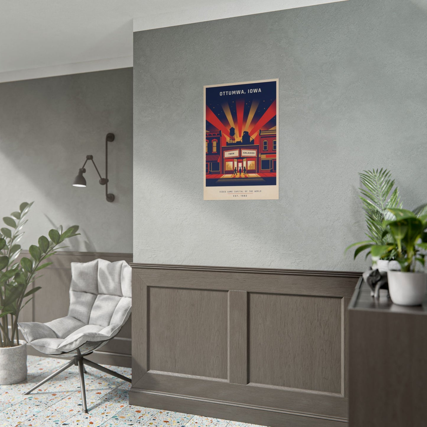 Ottumwa, Iowa: Video Game Capital of the World Poster